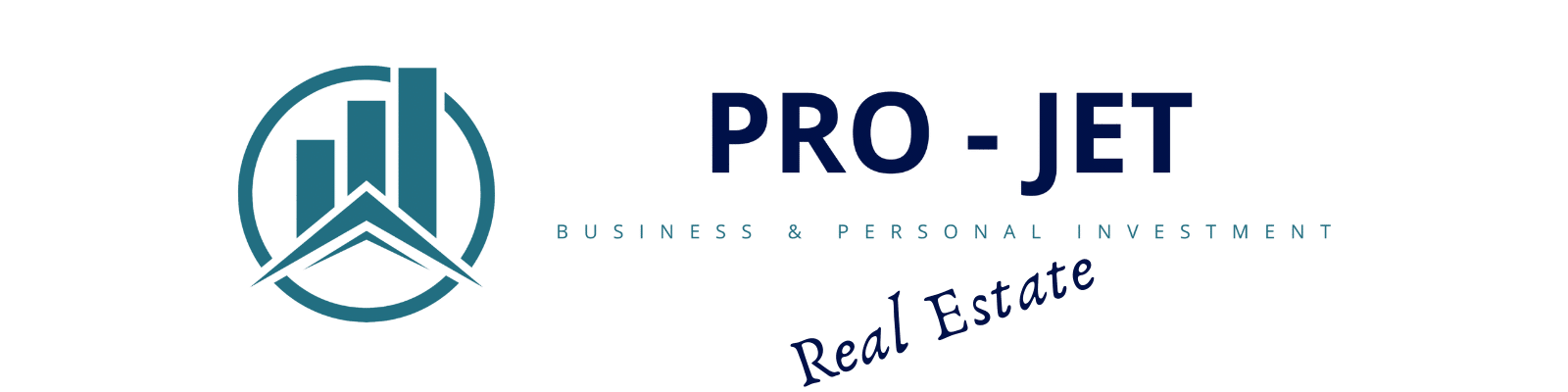 logo PRO-JET Real Estate TRASPARENTE