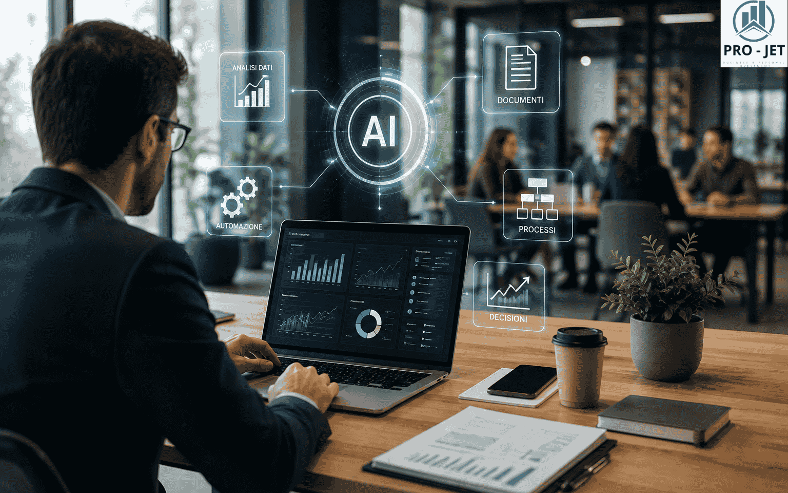 Intelligenza artificiale in azienda e gestione dei processi